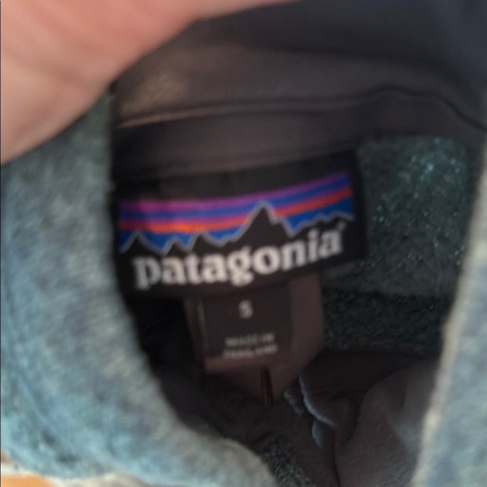 Patagonia Men's Half-Zip Fleece Pullover - Teal Green - Picture 10 of 10